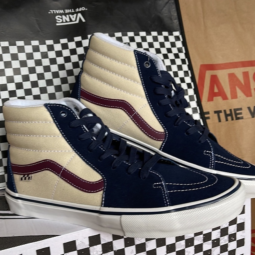Vans Skate Sk8-Hi Dress Blues/Turtle Dove Men’s sneakers - Picture 6 of 16